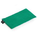 Yoga Studio Eye Pillow | 100% Organic Cotton Cover | Organic Lavender & Linseed Yoga Pillow | Stress Relief Weighted Eye Mask for Yoga, Relaxation, Aromatherapy, Tired Eyes, & Headaches (Turquoise)