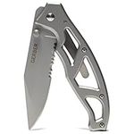 Gerber 22-48443 Para Frame 1 Serrated Edge Pocket Knife - Silver, 3.01-Inch, Medium