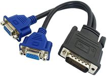 ZHIYUEN® DMS-59 Pin Male to Dual VGA Female Y Splitter Video Card Adapter Cable