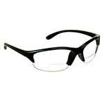 proSPORT Bifocal Reading Glasses Reader +1.50 Black Frame Clear Lens Unisex Lightweight Sport Sunglasses