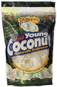 Philippine Brand Dried Young Coconut Snacks, 18 Ounce