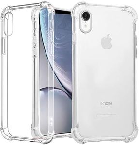 T Tersely Case for iPhone XR, Soft Clear Crystal Flexible Ultra Slim TPU Bumper Case Cover for Apple iPhone XR (6.1 INCH) Case with Shockproof Protective Cushion Corner [Fits Wireless Charger]