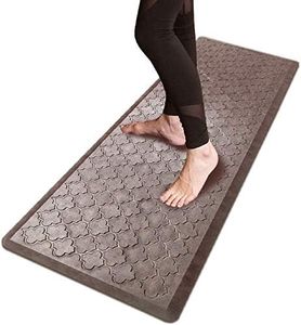 HEBE Comfort Mats Thick 3/4" Premium Anti-Fatigue Comfort Mat for Kitchen and Office Standing Desk Kitchen Floor Mat Rug Fine 20"x60" Quatrefoil