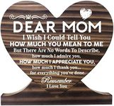 Dear Mom Wood Sign, Remember I Love You Mom, Gift Wood Plaque Heart, Heart Wood Sign, Unique Gift Idea for Mom, Mom Plaque, Meaningful Gifts for Mom, Birthday, Mother's Day, Christmas