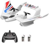 GoolRC RC Plane Remote Control Airplane, 3 in 1 Water Land Air RC Airplane, 2.4GHz 2CH RC Aircraft, RC Glider with Gyroscope and Stunt Flying, 2 Batteries for Beginners