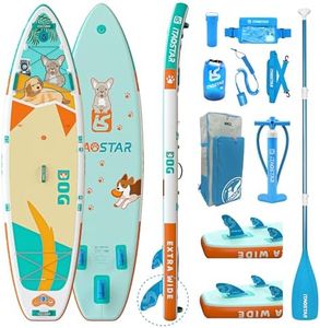 iTAOSTAR D01C Inflatable Stand Up Paddle Board with Premium SUP Board Accessories, Adj Paddle, Anti-Slip EVA Deck, 120L Travel Backpack w/Front Pocket | Blow Up Paddle Board for All Skill Levels…
