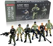 MQSTARSRISE Army Men Soldiers Toy for Boys Age 4-7,Military Soldier Playset Military Figures for Boys,Army Men Action Figure with Weapon,Army Toy Set for Boys 3+