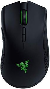 Razer Mamba Wireless Gaming Mouse: 16,000 Dpi Optical Sensor - Chroma Rgb Lighting - 7 Programmable Buttons - Mechanical Switches - Up To 50 Hr Battery Life