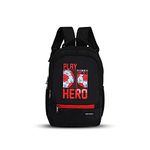 HYDER 35L Graphic Print Latest And Trendy Stylish Waterproof College/Casual/School Bag/Backpack For Kids, Boys, Girls, Men And Women | Best Bags For Everyday Use (Black)