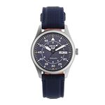 Seiko Leather New 5 Sports Analog Blue Dial Men Watch-Srph31K1, Bandcolor-Blue