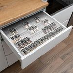 Clear Acrylic Spice Drawer Organize