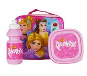 Princess Go Live Your Dream Children's Kids Character Lunch Bag Set