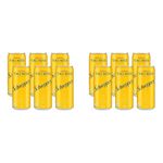 Schweppes Indian Tonic Water | Contains Quinine | Refreshing Mixer With Bitter Taste | Recyclable Can, 300 Ml (Pack Of 12), Ginger