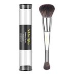 Vela.Yue Dual Ended Foundation Concealer Makeup Brush Liquid Cream and Powder Complexion Perfector for Eyes Face Make Up Tools