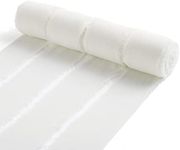 Ewaymado 4 Rolls Cream White Handmade Fringe Chiffon Silk Ribbon 1.5"x 5Yd Per Roll,Frayed Edges Ribbon for Gifts Wrapping,Wedding Decoration,Bridal Bouquets(1.5"X20 Yd Cream White)