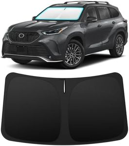 INSAUTO Custom Fit Windshield Sun Shade Accessories for Toyota Highlander 2020-2026, Foldable Front Window Sunshade, UV & Heat Reflector, Keeps Interior Cool, Includes Storage Bag
