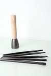 5 Piece Stone Carving Flat Chisel Set with 600g Dummy Hammer