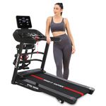 MAXPRO FORCE PRO 4.5 HP Peak DC Motorized Multifunction Folding Treadmill for home use with Massager,Max.Speed 14km/hr,Max.User Weight 110kgs,Fit Show App Support,Running Machine for Home gym(PTM405M)