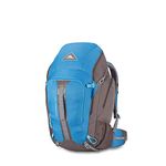 High Sierra Pathway 50L Top Load Internal Frame Backpack Pack ; High-Performance Pack for Backpacking, Hiking, Camping, with Rain Fly, Mineral/Slate/Glacier