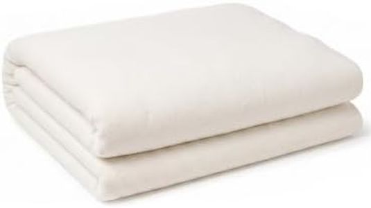 Zipcase 90 Inches X 108 Inches Queen Size Warm Soft Natural Cotton Batting for Quilts Quilting & Craft