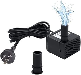 Submersible Pump, 5W Ultra Quiet Water Pump Small Submersible Pump For Fish Tank, 350L/H Pond,Aquarium, Fountain, Statuary, Hydroponics