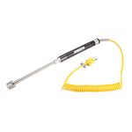 sourcingmap NR-81532B -50 to 500C K Type Handheld Surface Thermocouple Probe for Digital Thermometer