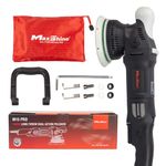MaxShine M15 Pro Dual Action Electric Car Polish Machine (1Year)1000W DiscSize125mm/5" Orbit15mm, RPM2200-5000, 6Speed NonSlip Grip Trigger Lock| Car Bike Boat Polishing Rubbing Buffing Polisher