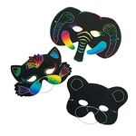 Magic Color Scratch Animal Masks (2 Dozen)