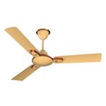 V-Guard Besa Air Ceiling Fan For Home | Decorative Trims | Efficient Copper Wound Motor | 2-Year Coverage | 1.2 m (Imperial Gold)