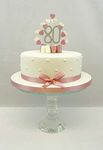 CAKE TOPPER HEART BURST SPRAY DIAMANTE 80TH BIRTHDAY VINTAGE PINK