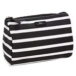 SCOUT Packin' Heat - Large, Water-Resistant, Zip Close Makeup Bag for Women- Toiletry Travel Bag - Cosmetic Bag, Fleetwood Black