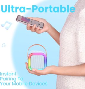 Kids Bluetooth Karaoke Machine – Portable Music Player, Blue