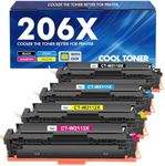 206X 206A Toner Cartridges 4 Pack H