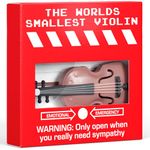 Joke Gift For Him The Worlds Smallest Violin Funny Birthday Gifts Present Christmas Secret Santa Gift For Dad Husband Wife Boyfriend Girlfriend