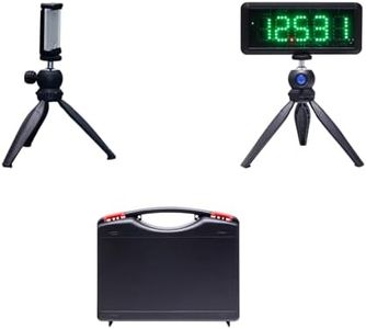 Wireless Laser Timer with Battery Supply,Sprint Race Clock Running Timer for 40 60 Track Yard Dash,Laser Time System with Stopwatch for Athletic Speed Training Game