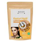 Hindya Ayurvedic Luxury Kasturi Haldi Powder For Face Beauty |Kasturi Manjal Wild Turmeric Powder | Face Pack For Glowing Skin |Tan Removal |100G