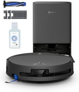ECOVACS DEEBOT T90 PRO Omni Care kit Saugroboter mit Wischfunktion, Roboterstaubsauger 30.000Pa, Schnellladen mit PowerBoost, OZMO Roller 3.0, Zusatzbürste, Filter- und Reinigungslösung, Glanzschwarz