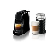 Nespresso Essenza Mini Espresso Machine by De'Longhi with Aeroccino, Black