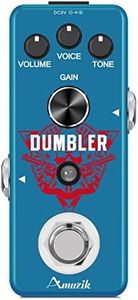 Amuzik Guitar Dumbler Effect Pedal for Electric Guitar Analog Dumbler Effects Pedals with Amp simulator Effect Overdrive Pedals of Ture Bypass