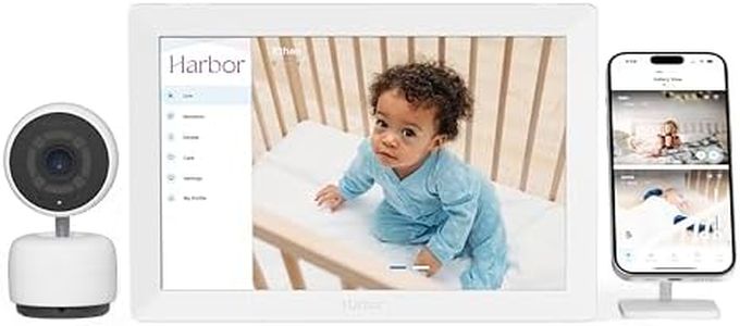 Harbor Smart Baby Monitor with 10” Tablet - The Most Reliable Way to Monitor Your Baby with or Without Internet - Private & Secure - Travel Friendly - Supports 2+ Cameras - Lifetime Membership