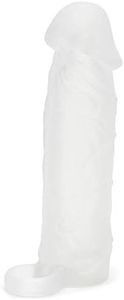 Lovehoney Clear 1 Extra Inch Male Extender - Smooth Silicone - Latex & Phthalate Free