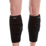 Calf Support Brace 2 Pack, Adjustable Shin Splint Compression Sleeve