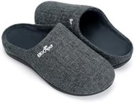 Orthotic Slippers with Arch Support for Plantar Fasciitis Pain Relief, Comfortable Orthopedic Clog House Shoes with Indoor Outdoor Anti-Skid Rubber (8 Men/ 9 Women)