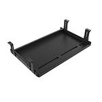 FRMSAET Office Supplies Holder Furniture Accessories Computer Keyboard Drawer Tray Under Desk Multipurpose Tray - Used to Store Your Tools, Pencil, Eraser. (Large,Black)