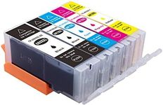 Myink Compatible 680xl 681xl Ink Cartridges, PGI-680 XL Cli-681 XL Ink Replacement for PIXMA TR7560 TR8560 TS6160 TS8160 TS9160 TS8360a(5-Pack)