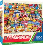 MasterPieces Kids Favorite Foods 1000-Piece Jigsaw Puzzle - Eco-Friendly Matte Finish - 19.25"x26.75" - Bonus Poster - Quality Guaranteed