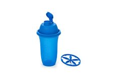 Signoraware Shake N Shake Plastic Container, 500 ml/60 mm, Blue (Set of 1)