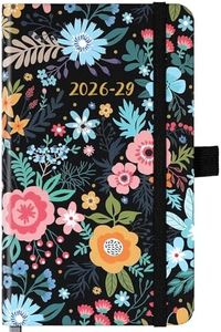 2026-2029 Pocket Planner/Calendar - Monthly Pocket Planner/Calendar with Pen Hold, July 2026 - June 2029, Inner Pockets and 63 Notes Pages, 6.6" x 3.7"