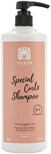 Válquer Profesional Champú Especial Rizos, Método Curly Girl, para Cabellos Rizados, Sin Sulfatos, Sin Sal, Vegano Cabello Rizado, Rizos Perfectos, Hasta 96% Origen Natural, 1000 Mililitros