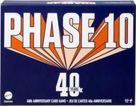 Phase10 Card Game 40th Anniversary Edition with 120 Cards in Collectable Box, Rummy Style Play, Nostalgic Gift For 7 Year Olds & Up